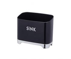 Kitchen Craft Lovello Ãvier de Cuisine rÃ©tro en mÃ©tal 20 x 10 x 17 cm, Noire de Nuit, Taille Unique