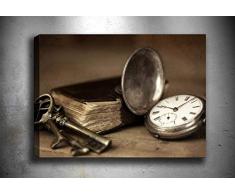 Bonamaison Peinture sur toile, multicolore, 70 x 100 cm - ConÃ§u et fabriquÃ© en Turquie