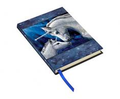 Nemesis Now Lisa Parker Journal Intime en Papier couchÃ© sans Bois 18 cm Bleu Taille Unique