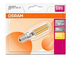 Osram Special Ampoule LED Ã Filament | Culot E14 | Forme Mini Tube T26 | Blanc Chaud 2700K | 4W (Ã©quivalent 40W)