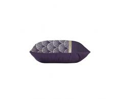 douceur dintÃ©rieur coussin dehoussable 30x50cm bande doree duchesse violet