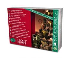 Konstsmide 1068-010 Guirlande de Sapin Ã Ampoule Bougie + 10 LED Blanc Chaud 230 V