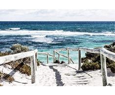 Scenolia Tableau sur Toile Direction BAIGNADE 60 x 40 cm | déco Murale 100% Fabrication française