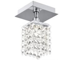 EGLO 90118 Plafonnier, Cristal, G9, Chrome