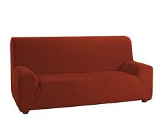 Martina Home Housse de canapé élastique modèle Émilie 3 Places Brique