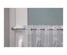 Beyond Tringle Ã Rideaux Extensible Classique jusquÃ 20 mm sans perÃ§age pour Fixation de Rideaux de fenÃªtre ou de cÃ´tÃ© sur la fenÃªtre, Fer, chromÃ©, Mat 50-75 cm