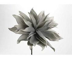 Fleur artificielle Villa, hauteur 70 cm, de couleur grise, Amadeus