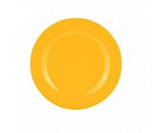 Zak Designs 1530-0841 Assiette, mÃ©lamine, Jaune, 24 x 24 x 1,5 cm