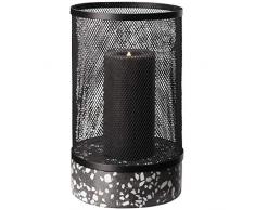 ASA TERRAZZO/219 Photophore Terrazzo Noir 27 x 16 cm