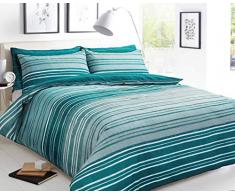 Sleepdown Couette, Coton Polyester, Bleu Sarcelle, King