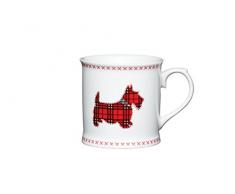 Kitchen Craft 400Â ML Scottie Dog en Porcelaine en Forme de Chope Mug Multicolore