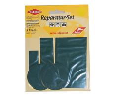 Kleiber 5-Pièces Set Patchs Autocollant Nylon pour réparer vêtements, Vert