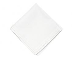 MIKASA Ciara plissé Serviettes de Table, Tissu, Tissu, Blanc, 3.000 x 9.000 x 24.000 cm