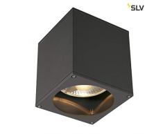 BIG THEO OUT plafonnier. carré. anthracite. ES111. max. 75W