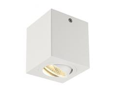 SLV - TRILEDO CARRE CL plafonnier blanc mat 6W 38° 3000K - 113941