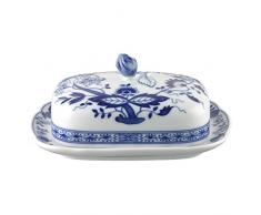 Hutschenreuther 02001-720002-15169 Beurrier 250 g, Porcelaine, Bleu, 20,9 x 14 x 11,2 cm