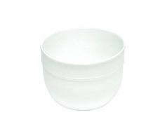 Emile Henry Eh116522 Petit Saladier CÃ©ramique Blanc Farine 17,5 X 17,5 X 10,5 cm