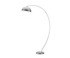 Trio Leuchten 429910107 Florestan Lampadaire Ã LED en nickel mat