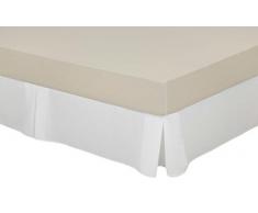 Cassa Luyton 1170 – Couvre Canapé Toile de Soufflets, 105 x 200 cm, Blanc