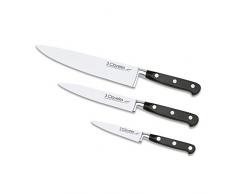 claveles 28008Â set Couteaux de cuisine Forge, Argent