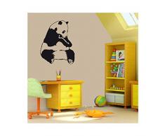 TATOUTEX Stickers Panda - Bordeaux, L 40cm x H 52cm