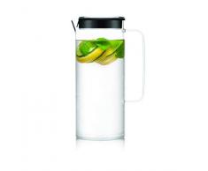 Bodum 11836-10 MELIOR Pichet infuseur en plastique avec couvercle, 1.2 liters