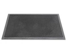 HMT 35546 Paillasson Caoutchouc Noir 70 x 46 x 1,5 cm