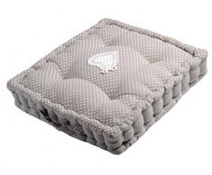 Lovely Casa Verone Coussin de Sol, Coton, Lin, 45 x 45 x 10 cm