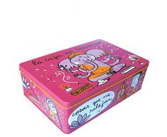 laroom 13721Â âÂ Boite mÃ©tal La Caisse du Encens, Couleur Violet