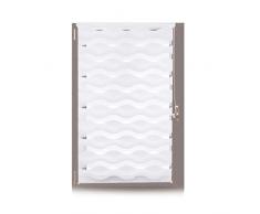 Relaxdays 10026664_728 jour nuit, Store double enrouleur klemmfix, Sans perÃ§age, fenÃªtre porte balcon, 90x150 cm, blanc, polyester, aluminium, plastique, 5 x 90 x 150 cm