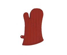 Une domo Pv-tex-2101Â Point-Virgule Gant de cuisine Poivre 19Â x 33Â cm (par 6Â pcs.), coton, Rouge