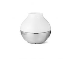Georg Jensen HK Lampe tempête, en Acier Inoxydable, Argent, 19.2 x 19.2 x 18.6 cm