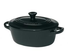 Le Creuset Les cÃ©ramiques mini cocotte- ovale noir Ã©bÃ¨ne 17cm 91006817140000