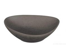 ASA Cuba Grigio Assiette Creuse Céramique, Gris 27 cm