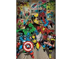 1art1 Marvel Comics Poster - Super-HÃ©ros (91 x 61 cm)
