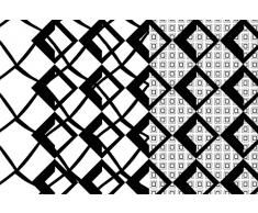 Tapisserie déco poster NOIR ET BLANC 3 x 2,70 m | Déco et photo murale XXL Qualité HD Scenolia