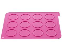 Wonder Cakes by Silikomart WOP01 Tapis Whoopies avec 24 Poche à Douilles Jetables Silicone Fuchsia