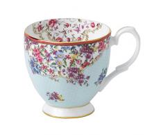 Royal Albert Candy Assis Pretty Tasse, Porcelaine, Multicolore, 0,3Â l
