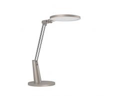 YEELIGHT Sérene Lampe de bureau Pro | Technologie SunLike | Commande avec application et assistant vocal | Version UE, plastique, 15 W, argent