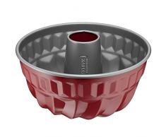 Kaiser 2300754475 Moule Ã savarin Classic Plus, Acier, Rouge et Argent, 22 x 22 x 8 cm