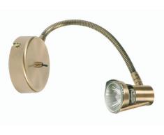 Oaks Lighting Spot mural avec bras flexible Finition laiton antique