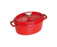Staub 1102306 Cocotte Ovale Cerise 23 cm