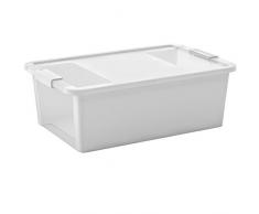 Kis 8453000 0594 01 Boîte de Rangement Bi Box 26 litres en Gris-Transparent, Plastique, 55x35x19 cm