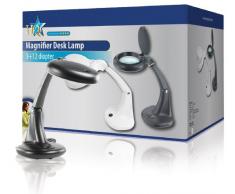 HQ MAG-LAMP3B Lampe loupe de table Noir