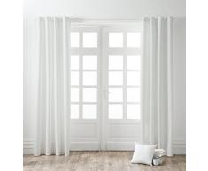 Today Rideau à Oeillets Coton 140/250 Chantilly Coton Blanc 140 x 250 cm