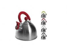 Cuisy KC2118 Bouilloire Tous Feux Acier Inoxydable Blanc/Rouge/Vert/Noir 20,5 x 18,3 x 21,3 cm 1,5 L - Coloris AlÃ©atoire