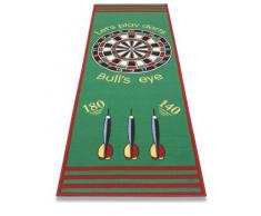F&S Tapis de Jeu de trÃ¨s Bonne qualitÃ© - Jeu de FlÃ©chettes - Bulls Eye - Cible. 79 x 237 cm. FabriquÃ© en Europe.