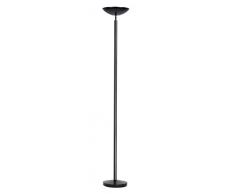 Unilux Dely Lampadaire LED 30W 3000 Lumens à Variation dintensité Lumineuse 185 x 25 cm Noir