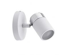 Paulmann 66710 Spots Zyli, IP44, max. 1x10W, GU10, Blanc/Chrome, 230V, Métal