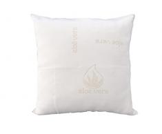 Soleil docre Oreiller mÃ©moire de Forme 60x60 cm, Coton, Blanc, 60x60x15 cm